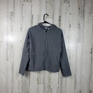 athletic works basic gray jacket women's size medium (8-10)